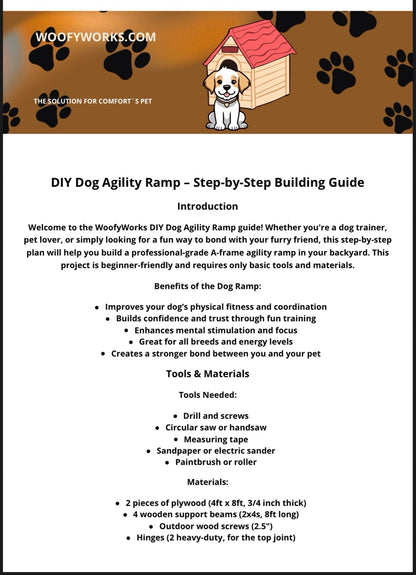Dog Agility Ramp - WoofyWorks